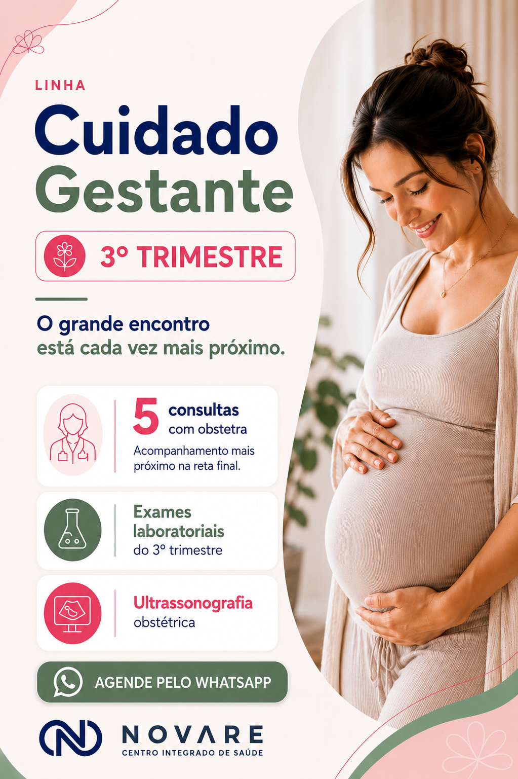 Linha Cuidado Gestante — 3º Trimestre na Novare em Tatuí/SP